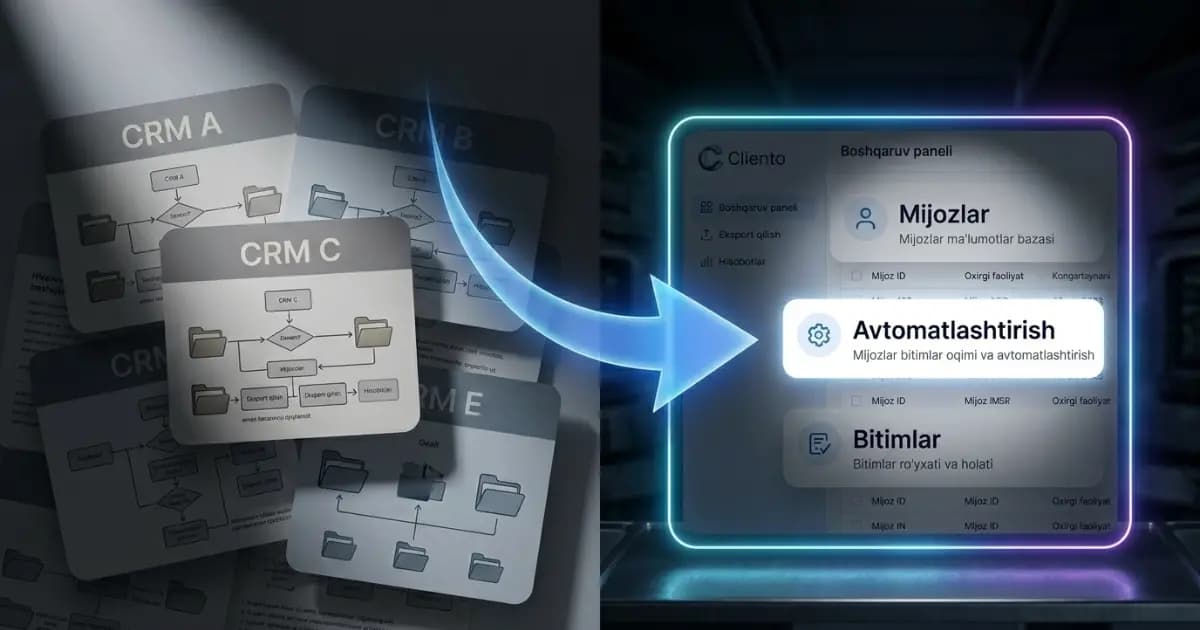 Biznesingiz uchun to'g'ri CRM tizimini qanday tanlash kerak: amaliy maslahatlar